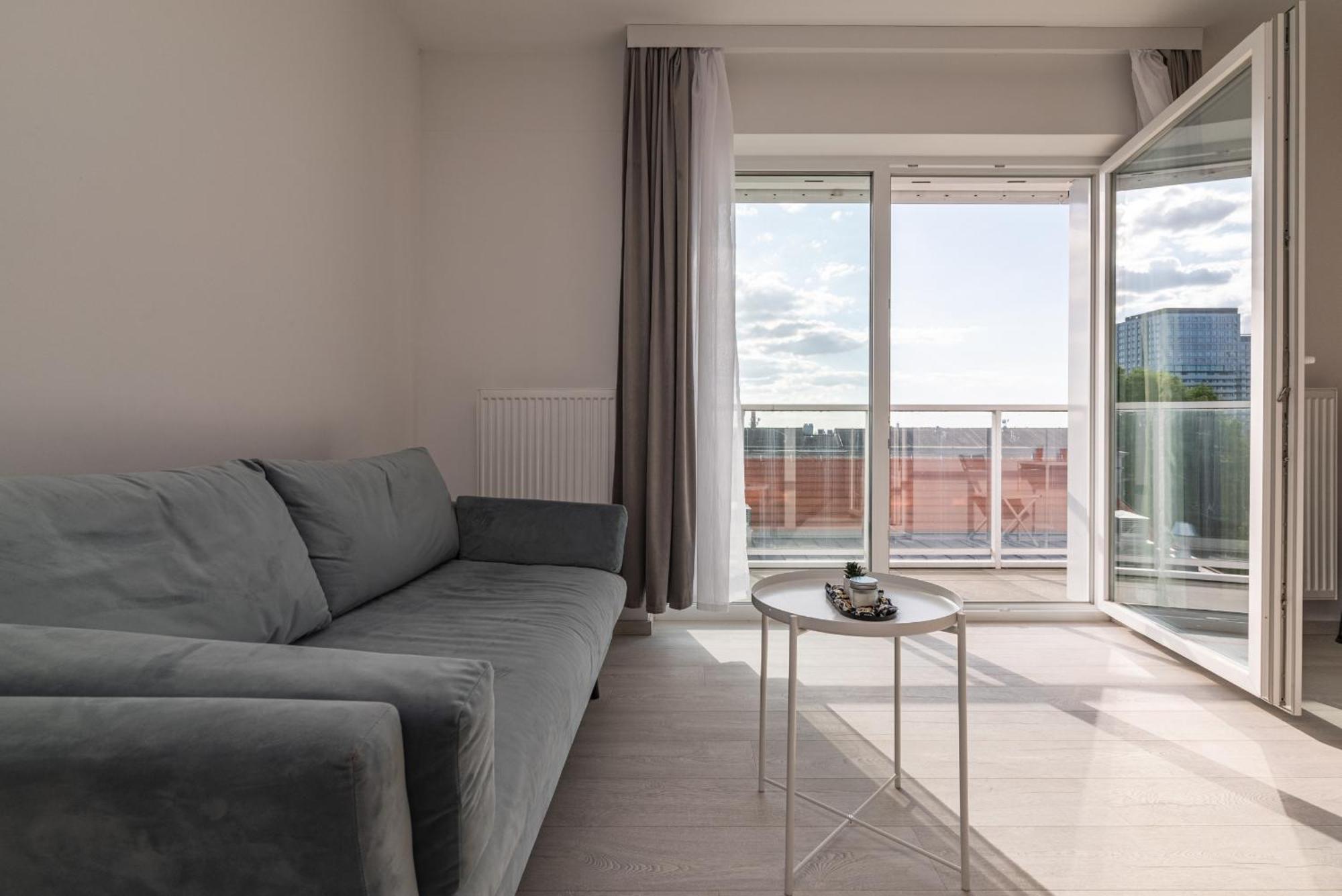 Witolda Riverside Apartments - Balcony, City View - By Rentujemy Wroclaw Exterior photo